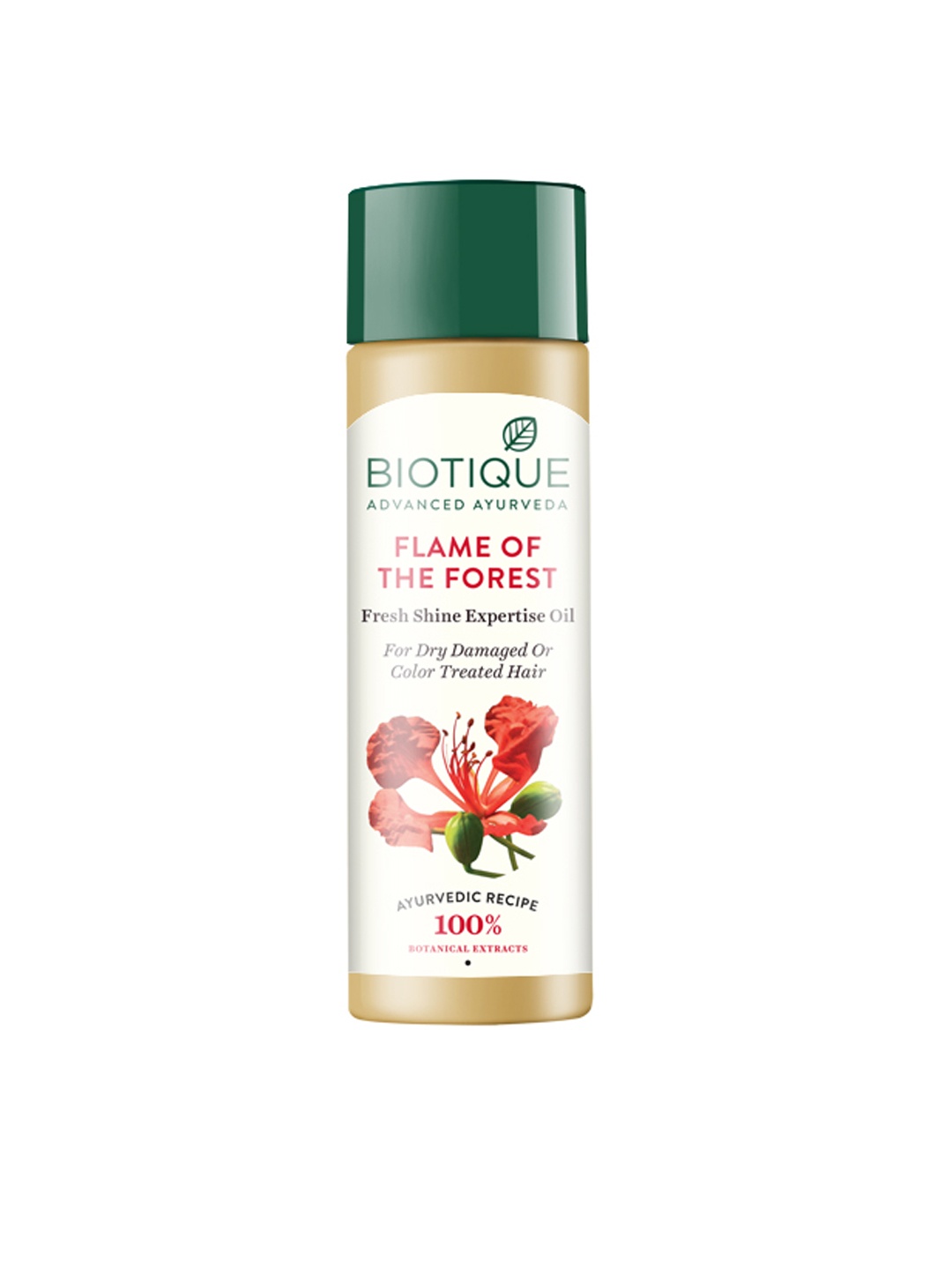 

Biotique Flame of the Forest For Damaged & Colour Treated Hair Oil 120 ml, Peach