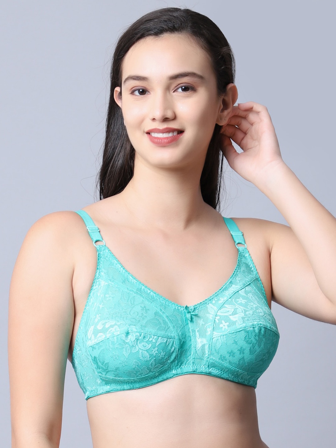 

GRACIT Turquoise Blue Bra
