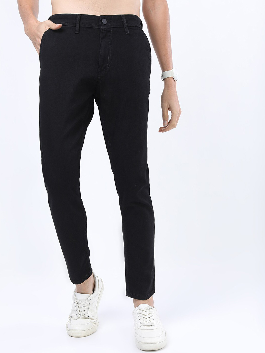 

KETCH Men Black Slim Fit Stretchable Jeans
