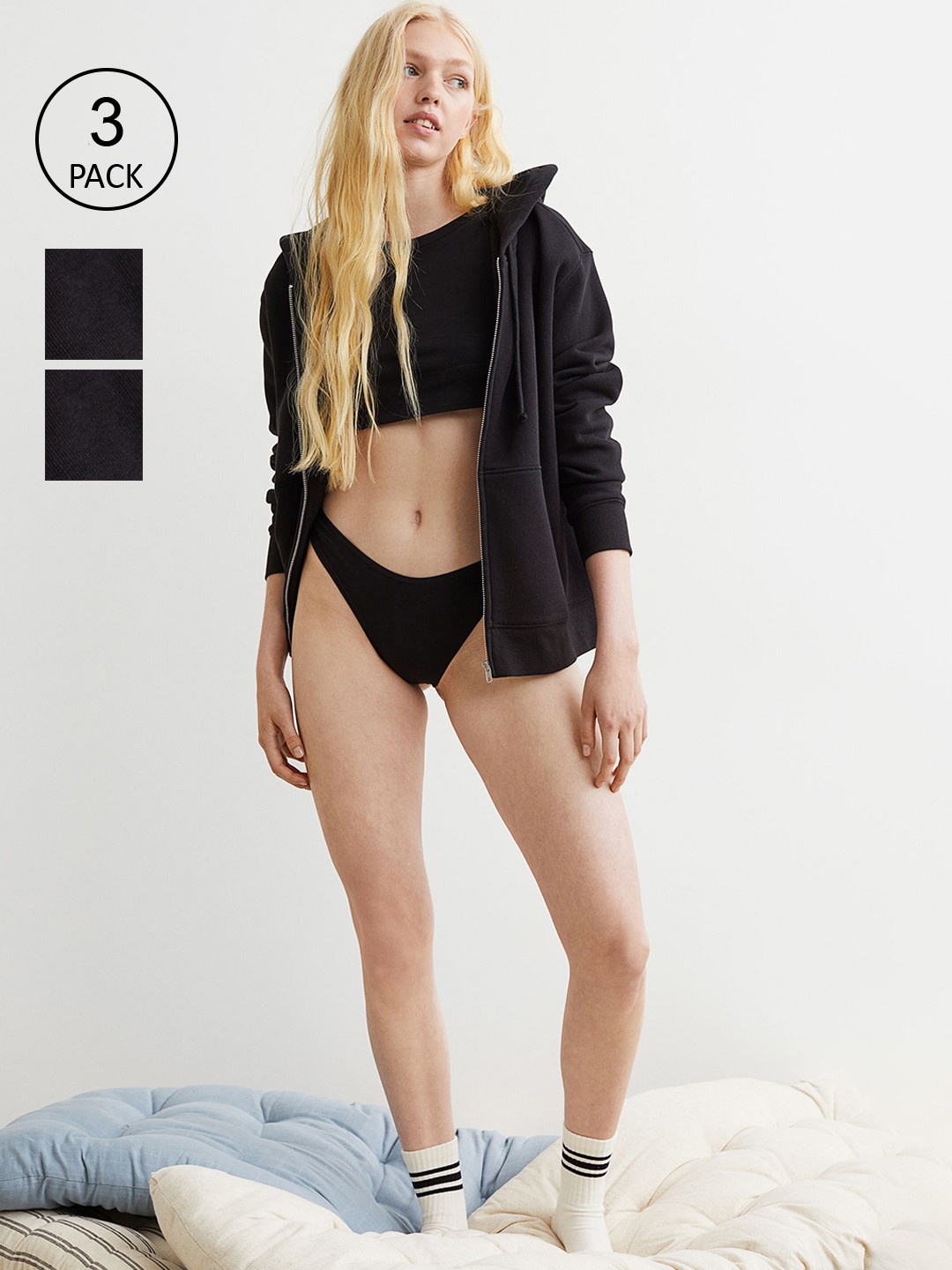 

H&M Women Black 5-Pack Briefs