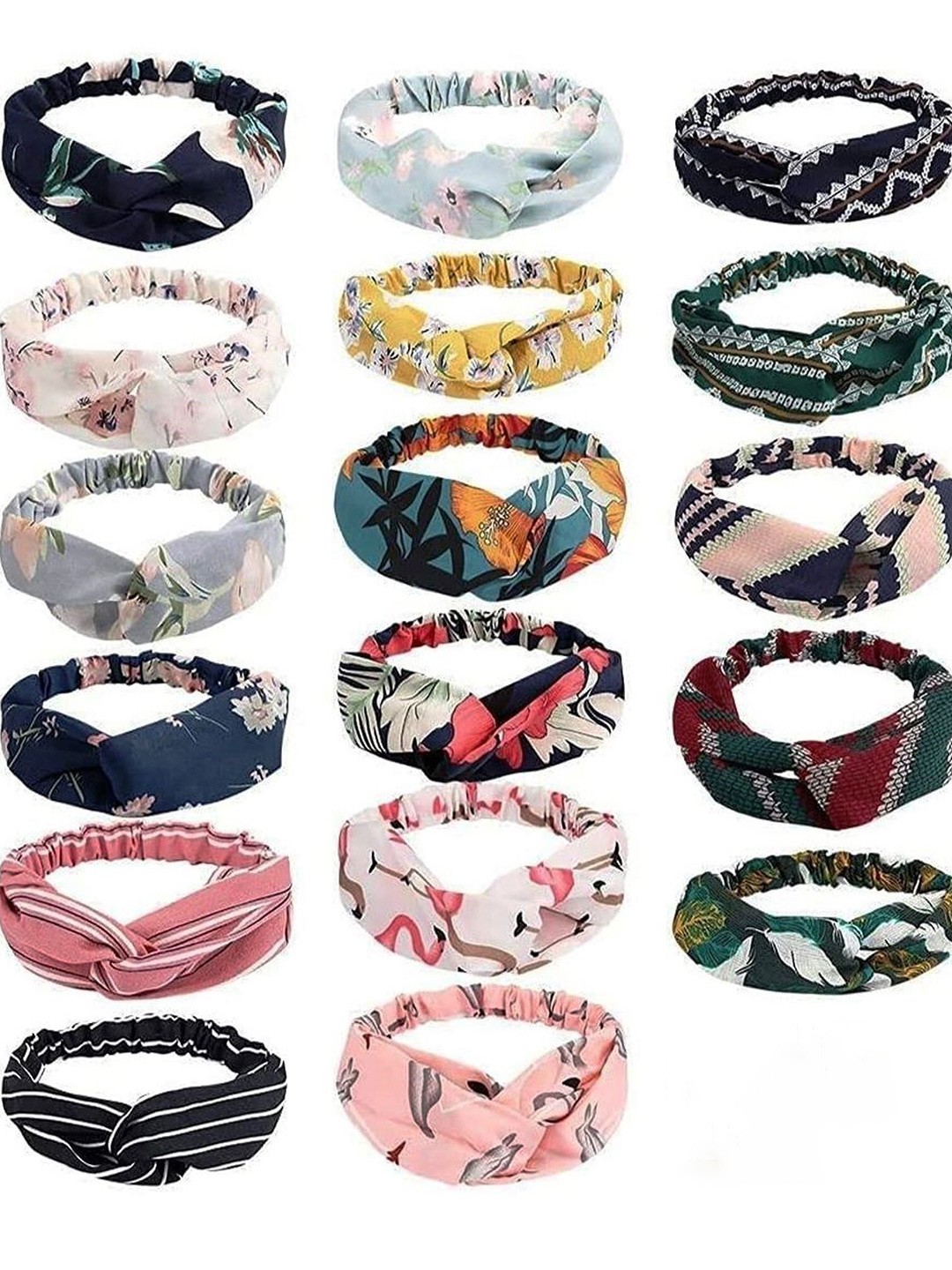 

DIAN Multicolored Pack of 10 Hair Accessory Set, White