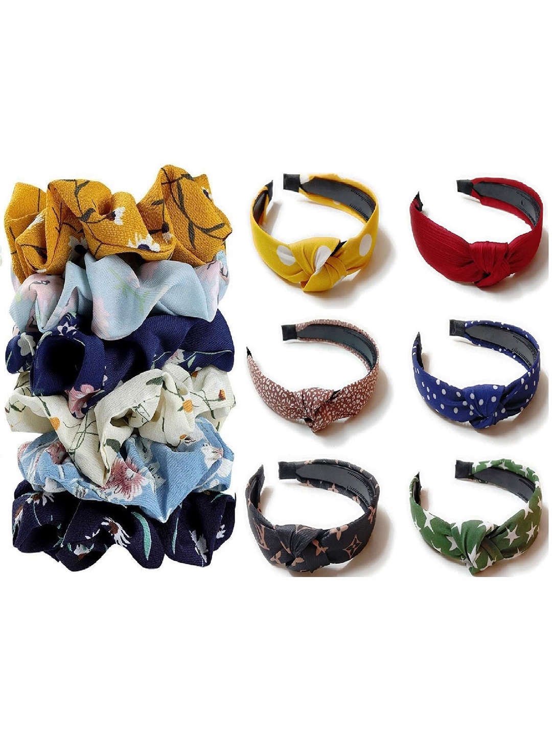 

DIAN Assorted Pack of 12 Hair Accessories, Blue