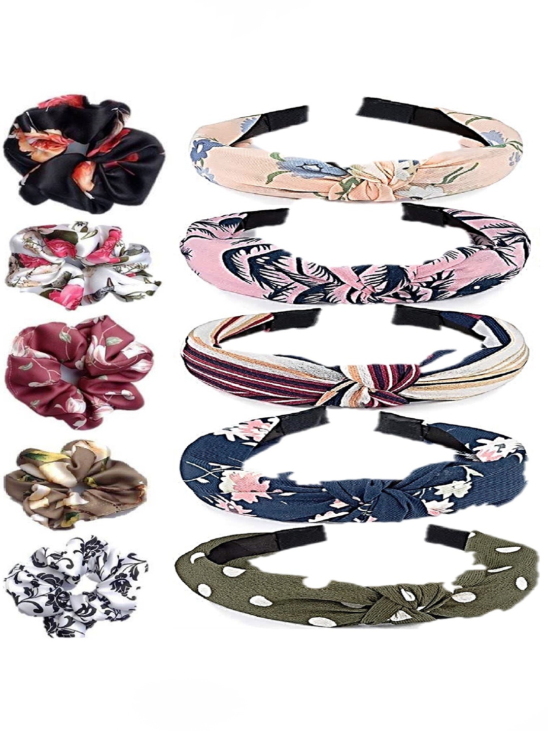 

DIAN Women Multicoloured Hair Accessory Set of 10, Multi
