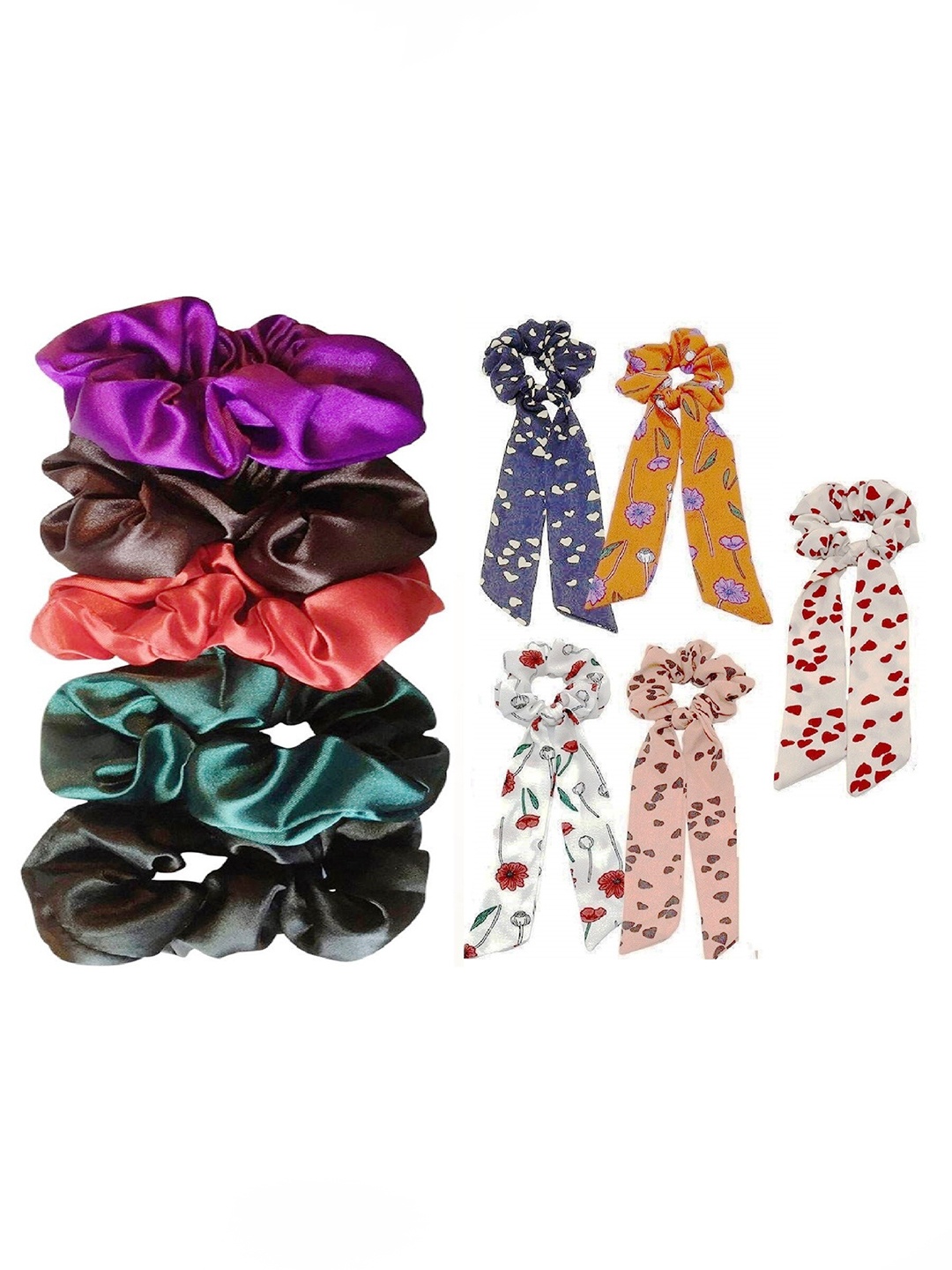 

DIAN Women Multicoloured & Multicoloured Ponytail Holders, Multi