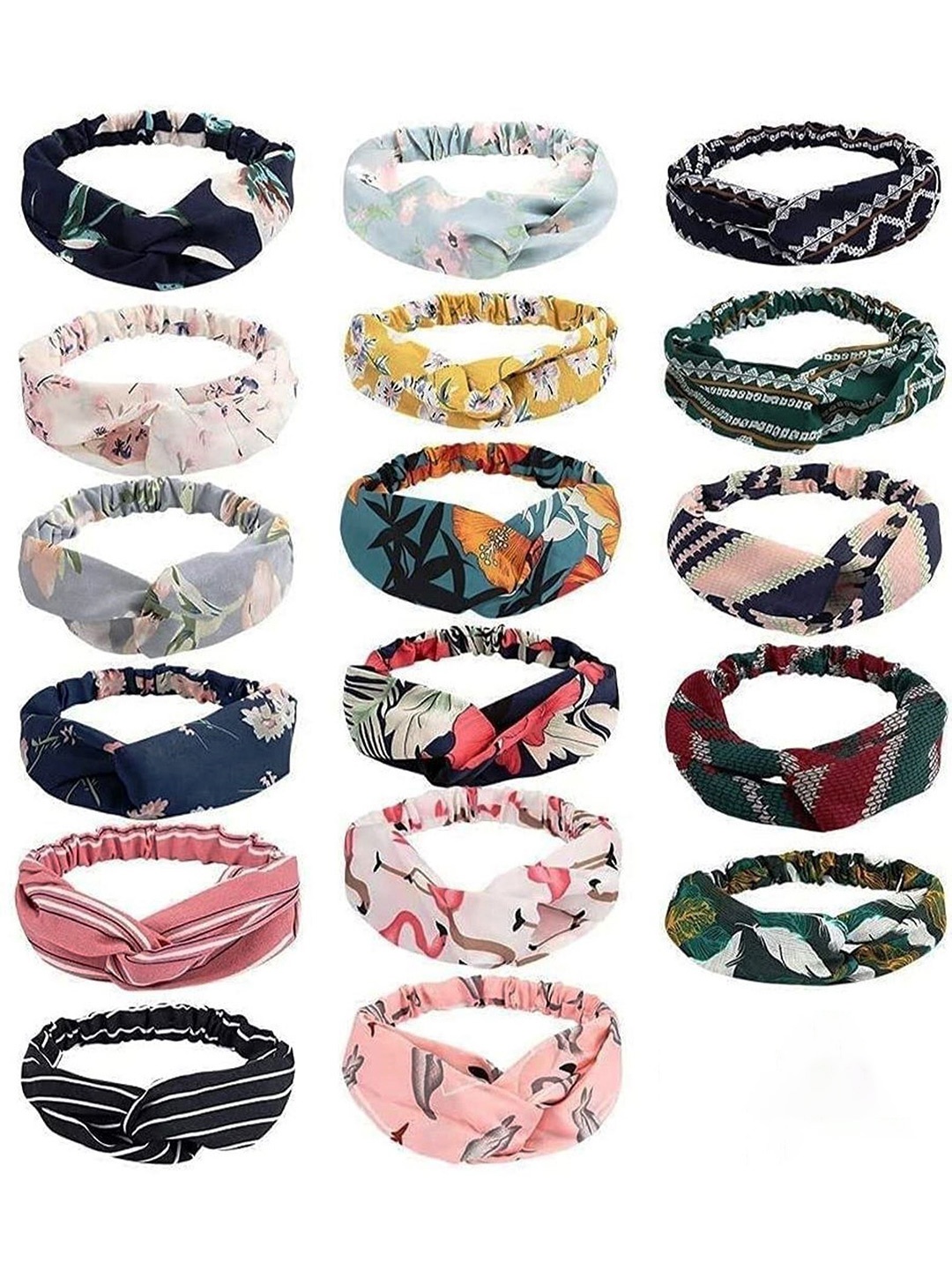 

DIAN Women Pack of 12 Hair Scrunchies & Hair Bands, Green