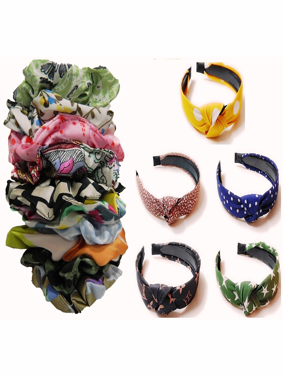 

DIAN Women Multicolor Pack of 15 Hair Accessories, Yellow