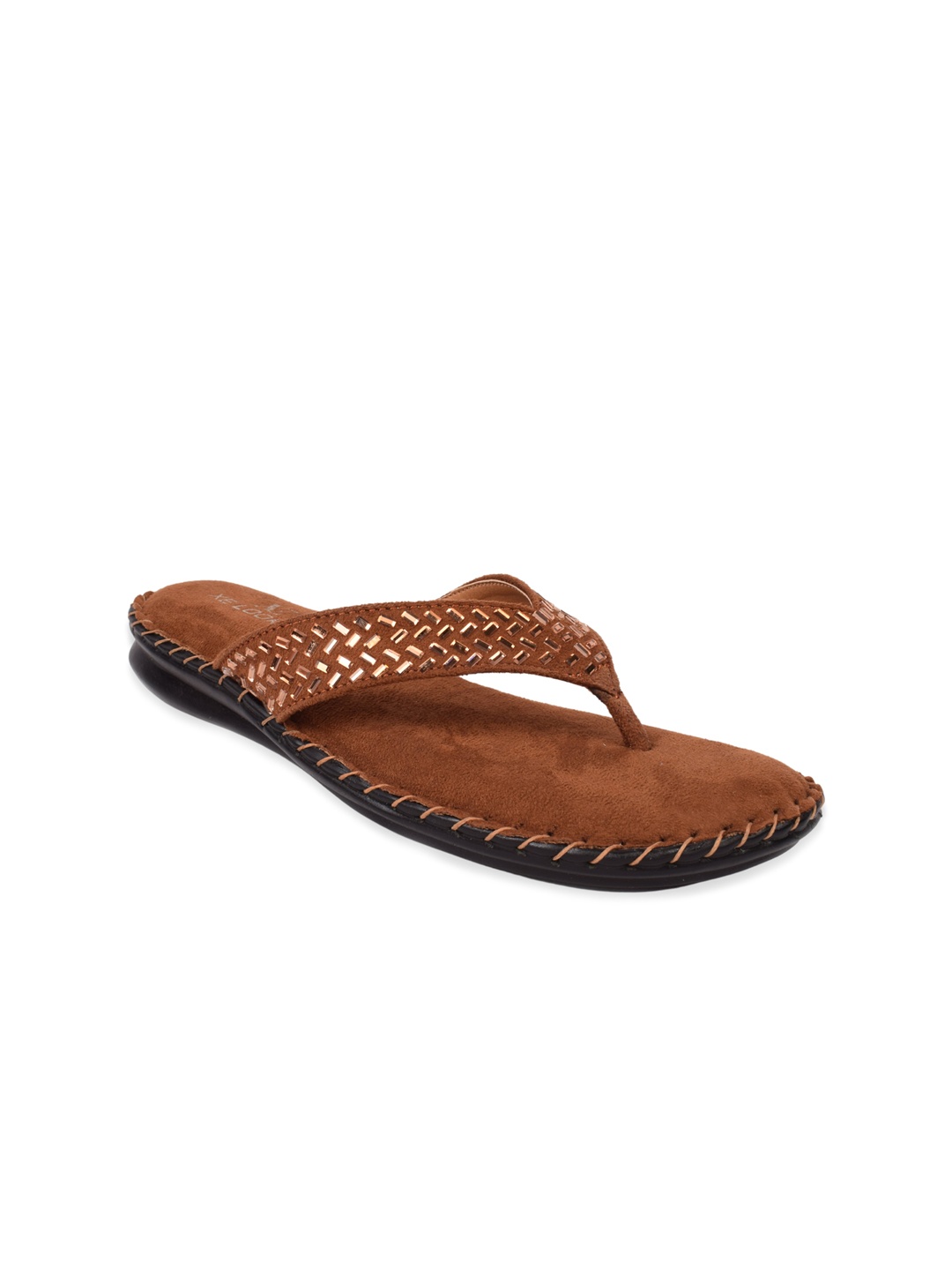 

XE Looks Women Tan Embellished Flats
