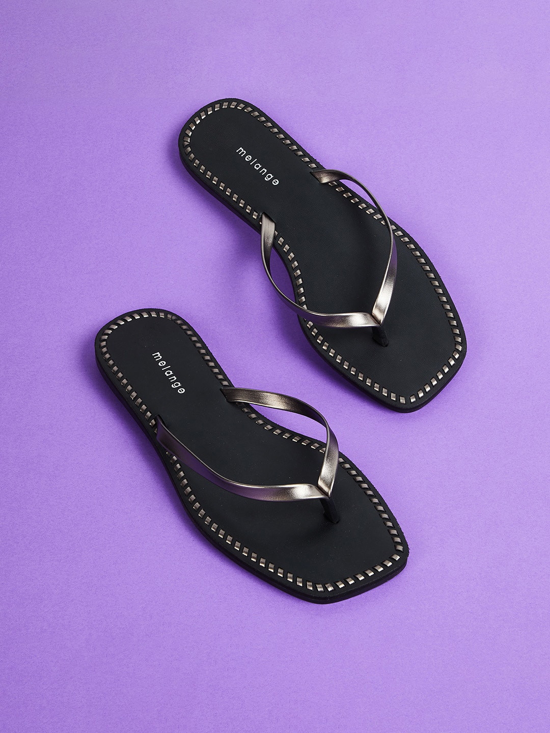 

Melange by Lifestyle Women Grey Strap Flats