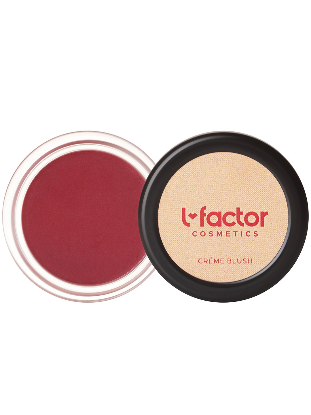 

L Factor Cosmetics Weightless Vegan Creme Blush with Grapeseed Oil 5g - Sweet Smile, Pink