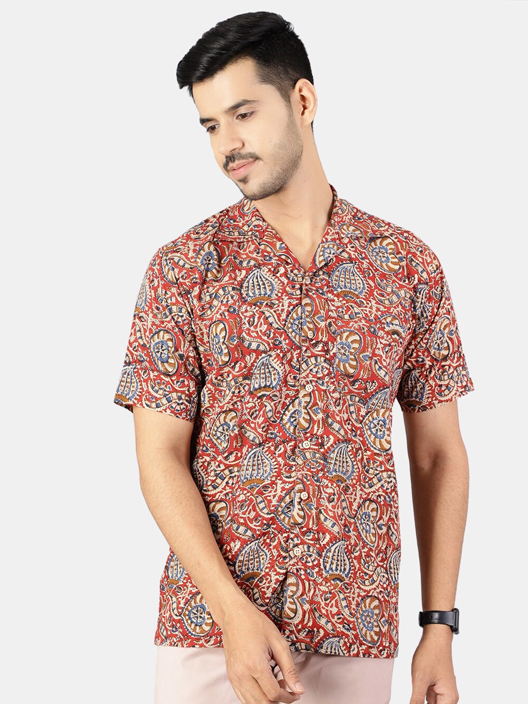 

Wintage Men Multicoloured Classic Printed Casual Shirt, Multi