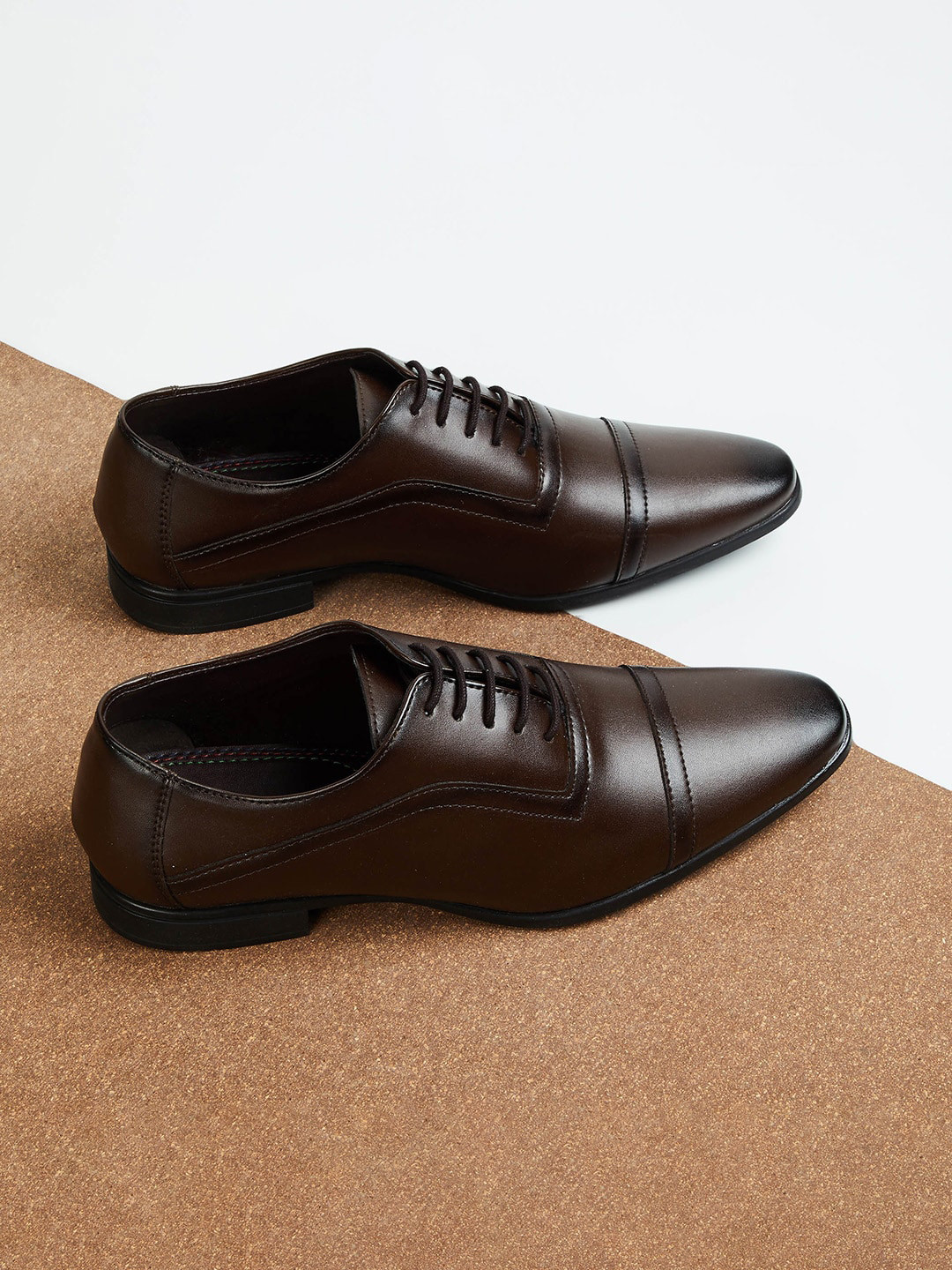 

CODE by Lifestyle Men Brown Perforations Derbys