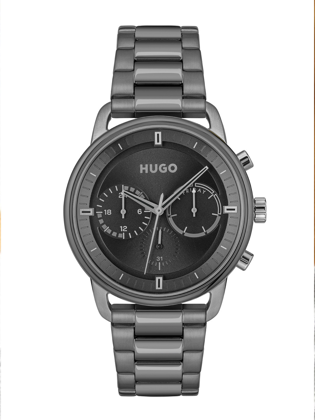 

HUGO Men Black Advise Multi Function Analogue Watch 1530234