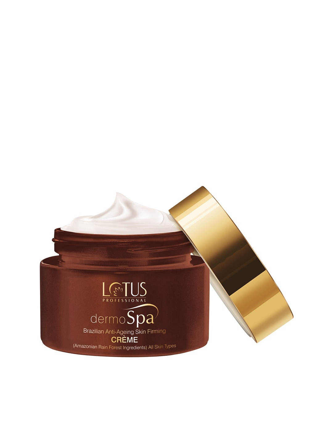

Lotus Herbals DermoSpa Brazilian Anti-Ageing Skin Firming Creme with SPF 20 50g, Brown