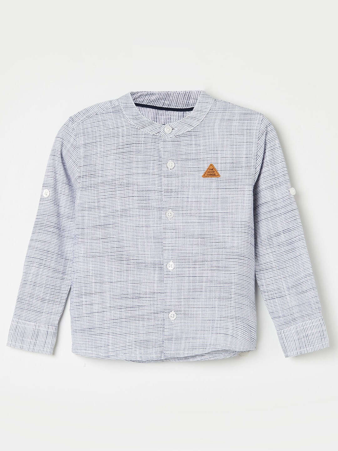 

Juniors by Lifestyle Boys Navy Blue Cotton Casual Shirt