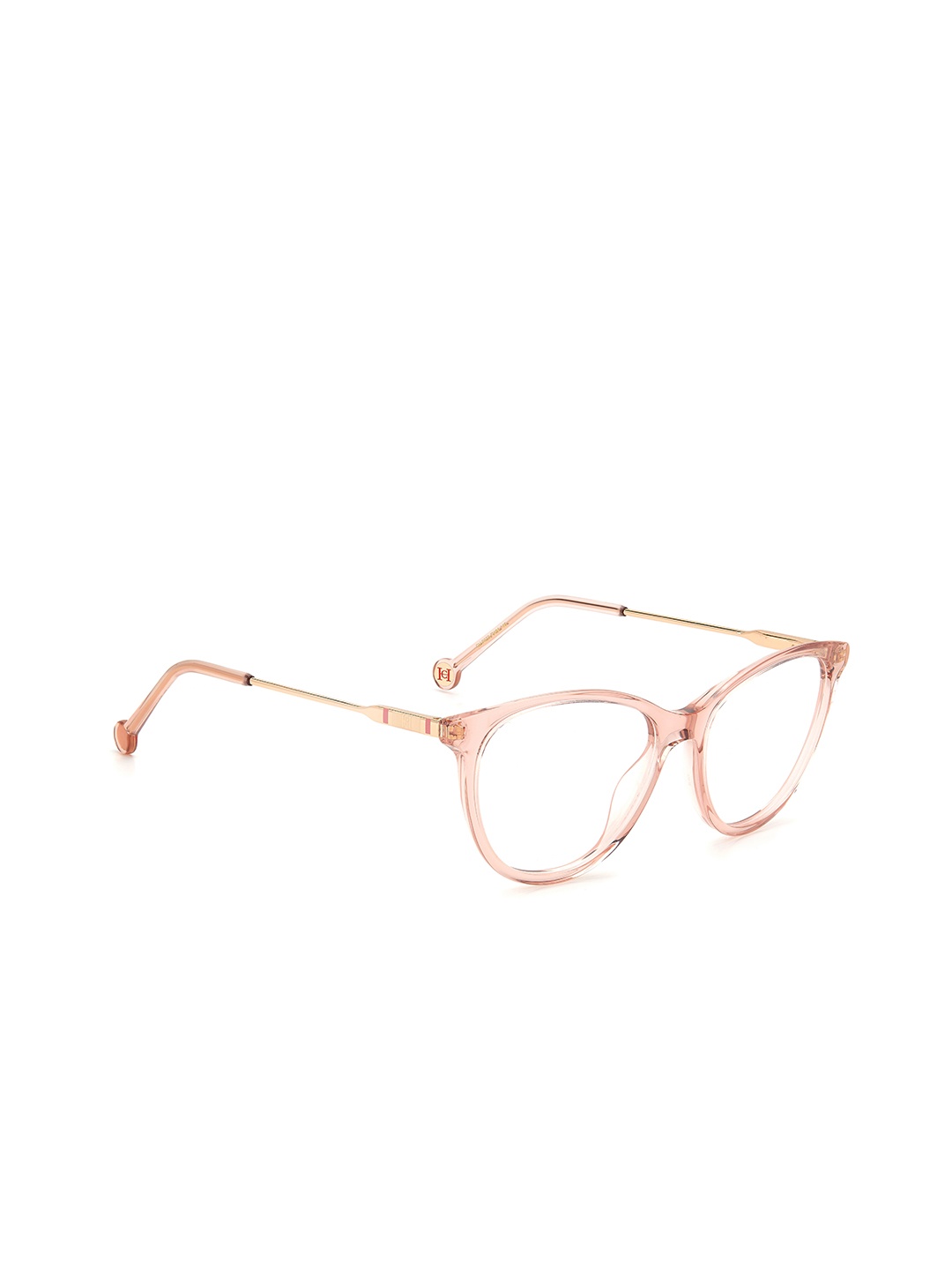 

Carolina Herrera Unisex Nude-Coloured Full Rim Round Frames