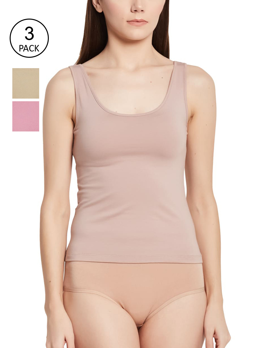 

UNMADE Women Pack Of 3 Assorted Hipster Briefs