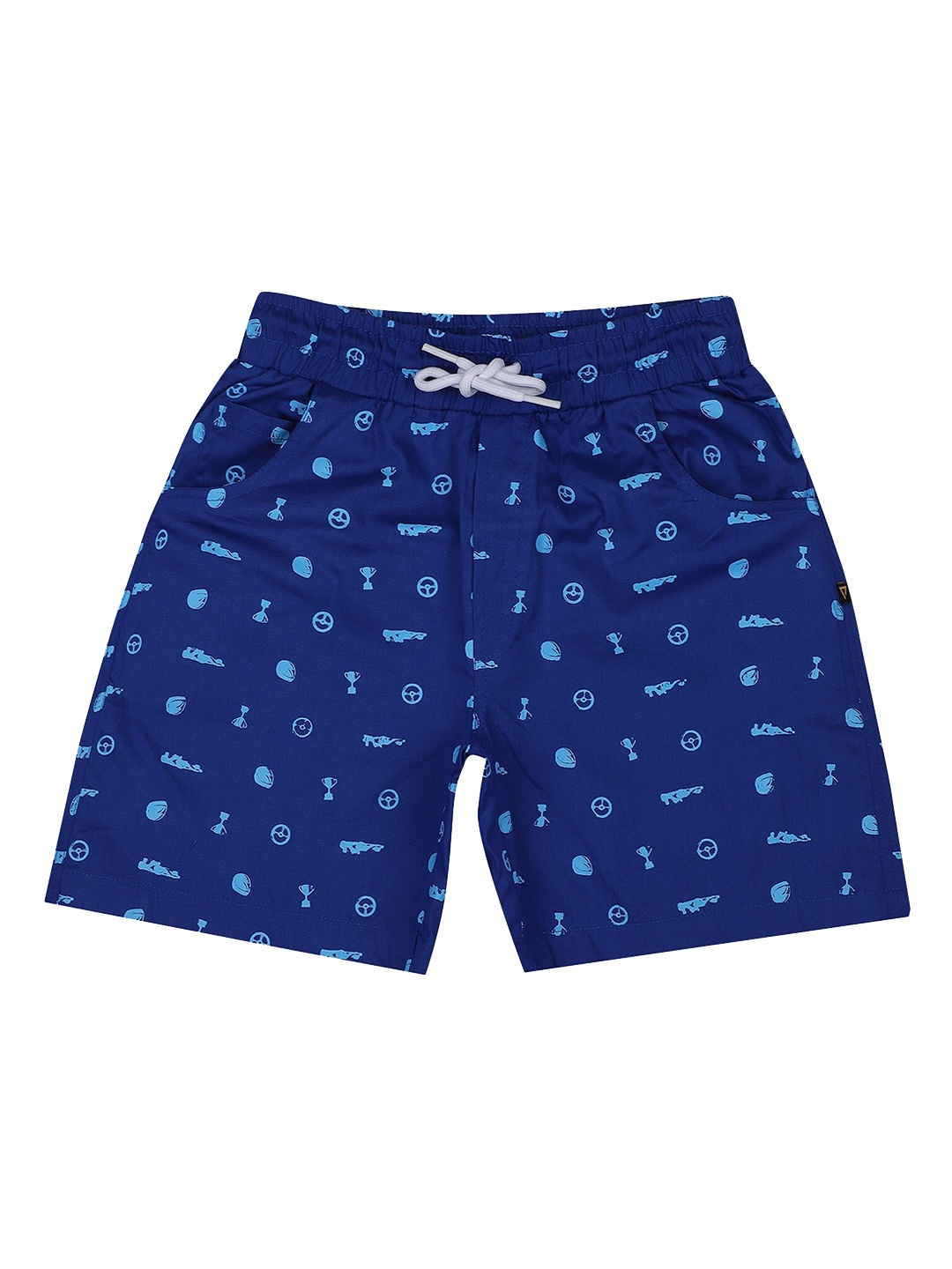 

PROTEENS Boys Blue Printed Shorts