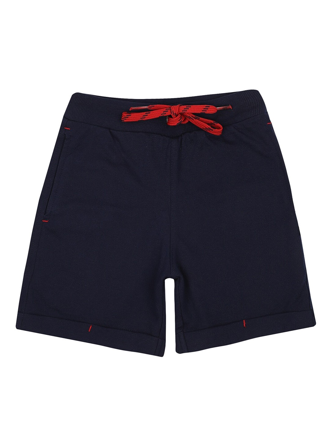 

PROTEENS Boys Blue Cotton Solid Shorts