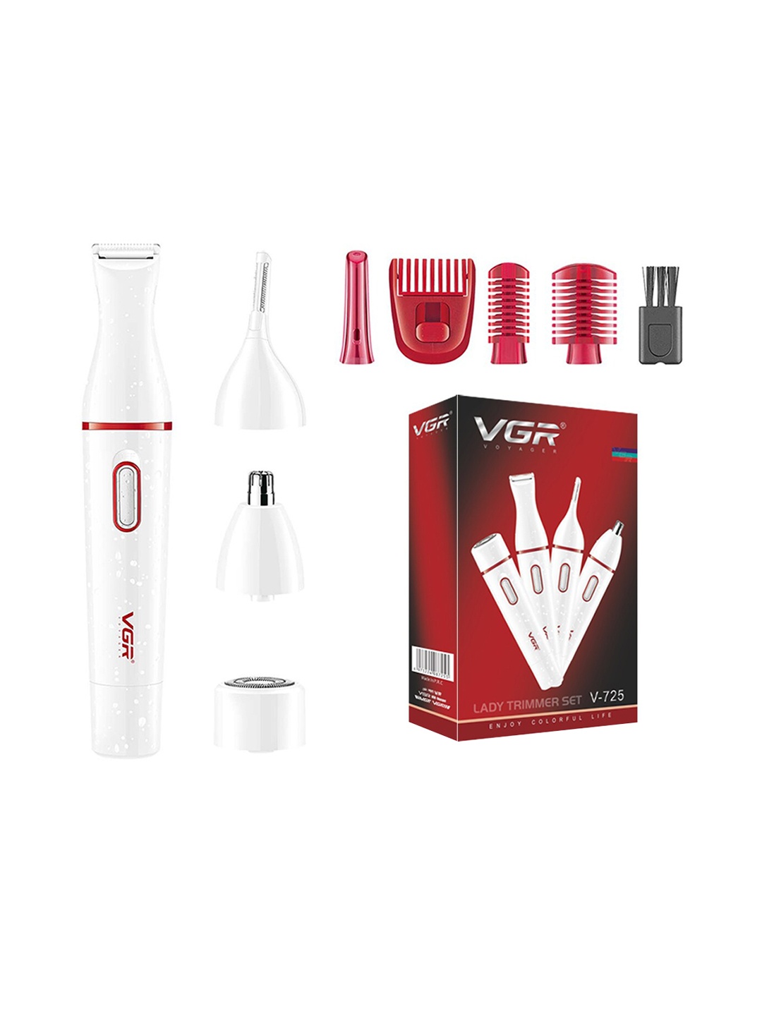 

VGR Women 4-in-1 Grooming Kit, White