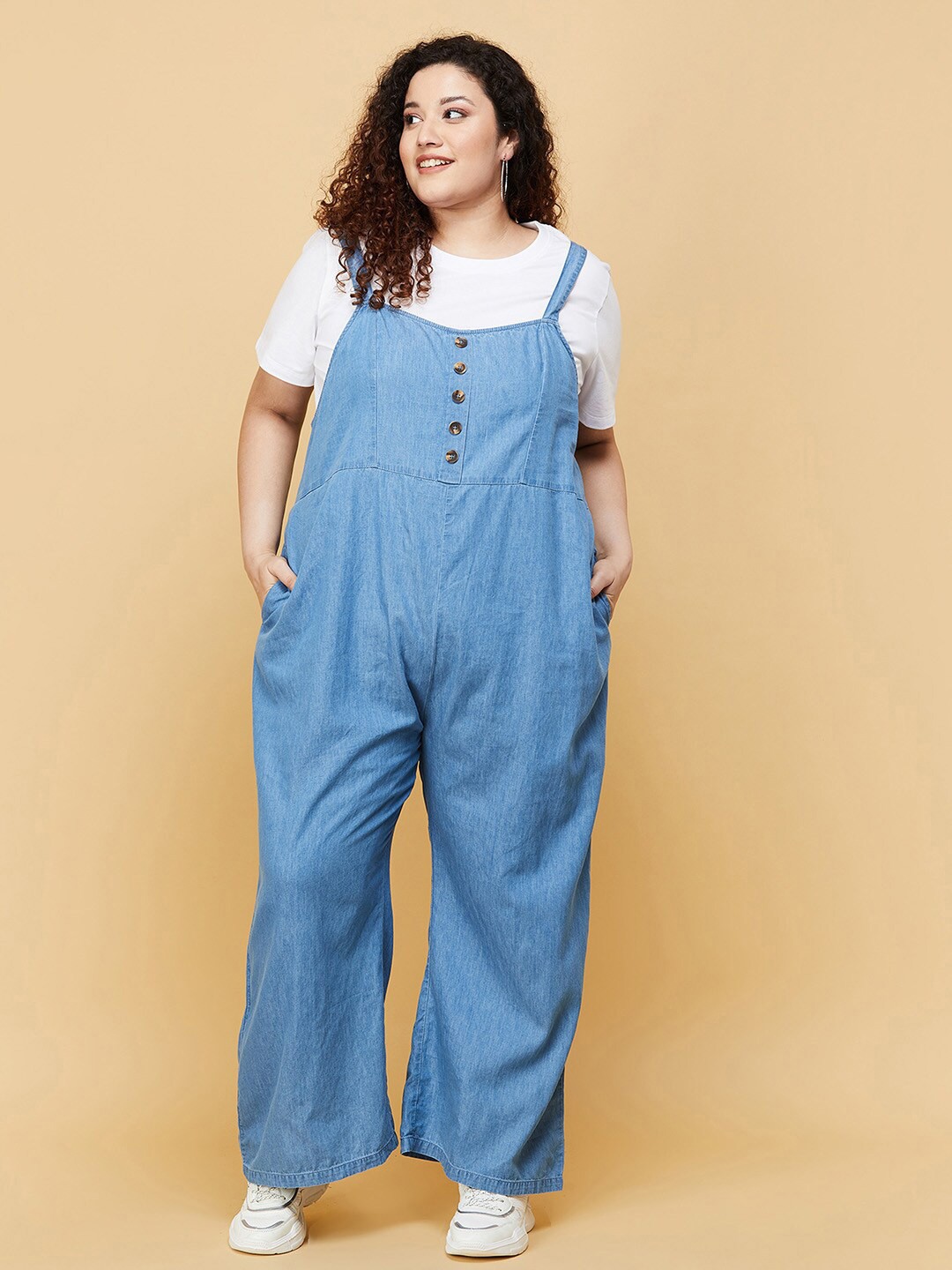 

max Plus Blue Basic Jumpsuit