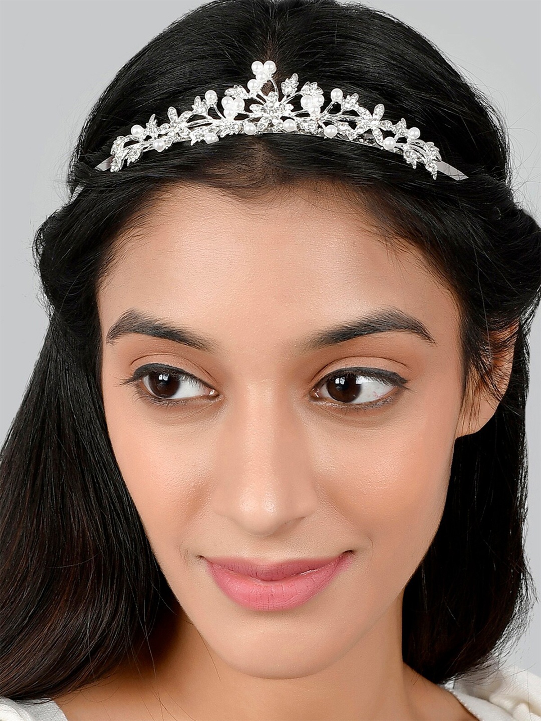

AQUASTREET Women Silver-Toned Tiara