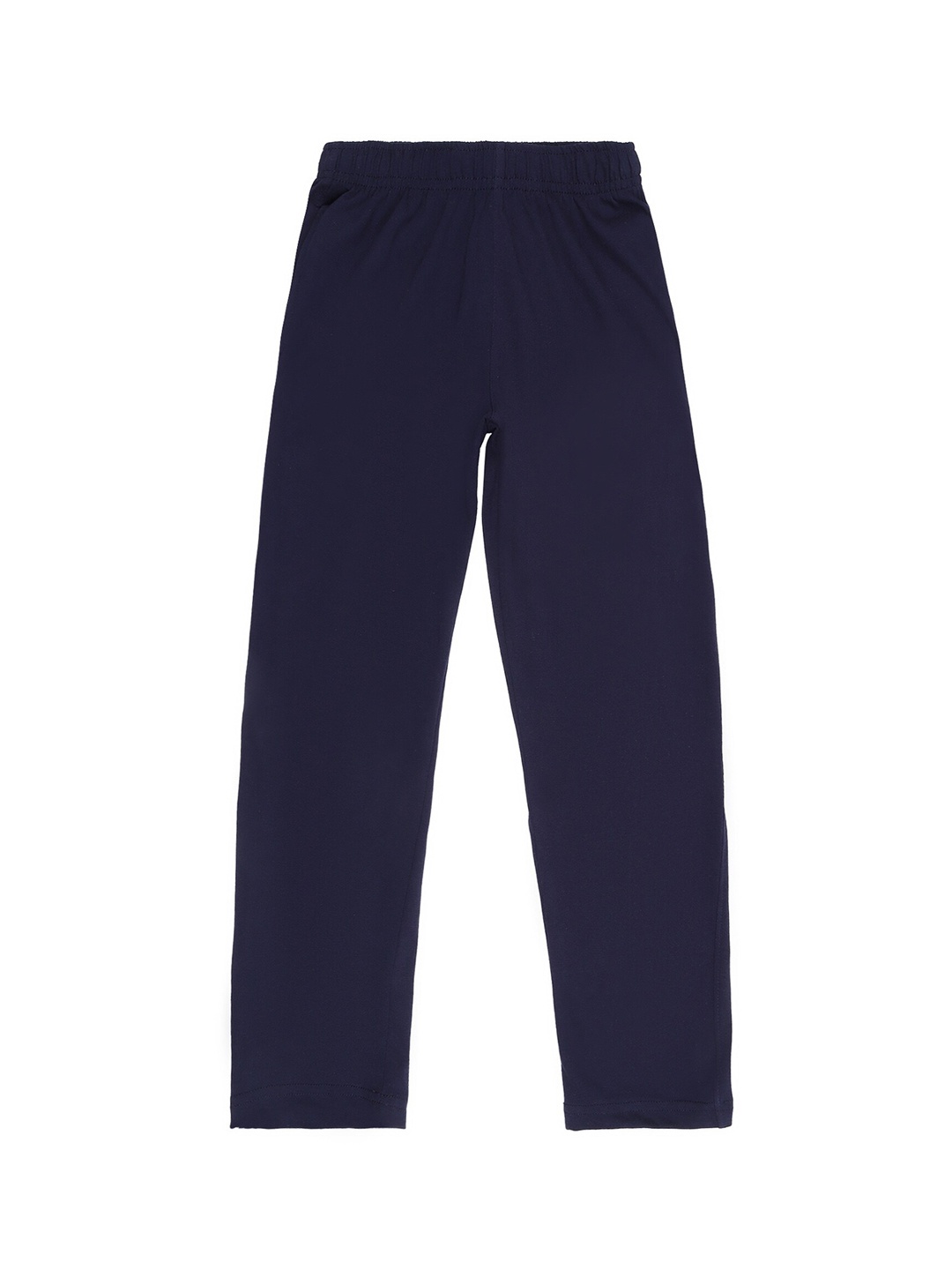 

DYCA Girls Navy Blue Solid Cotton Track Pants