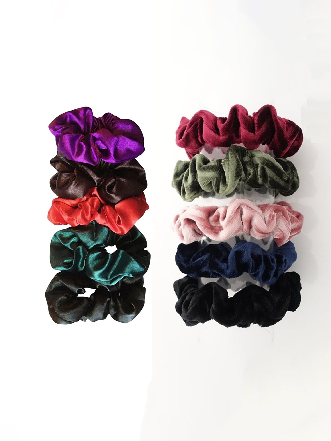 

DIAN Multicolor Pack of 10 Scrunchies, Multi