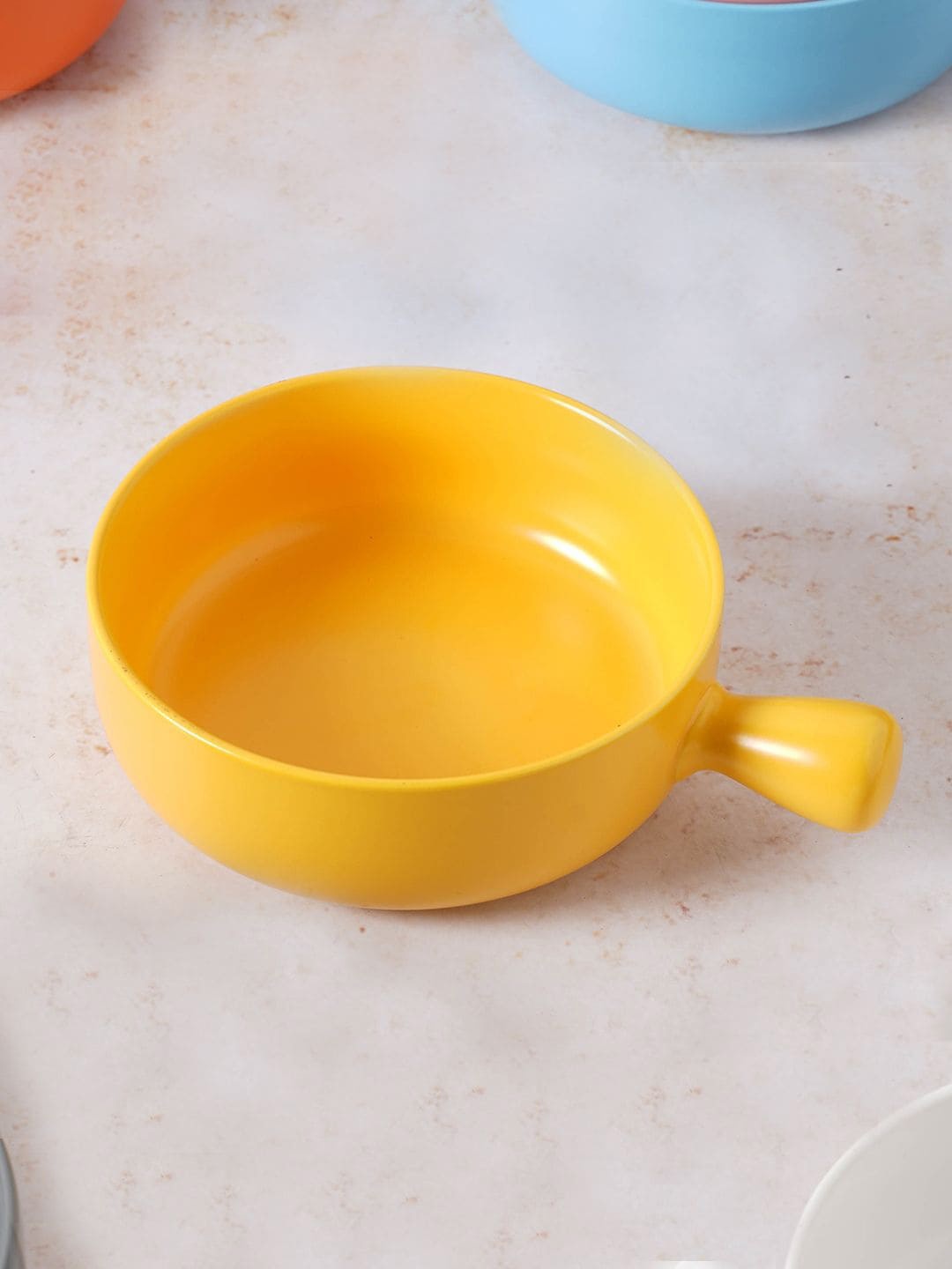 

Nestasia Yellow Solid Ceramic Bowl 520ml