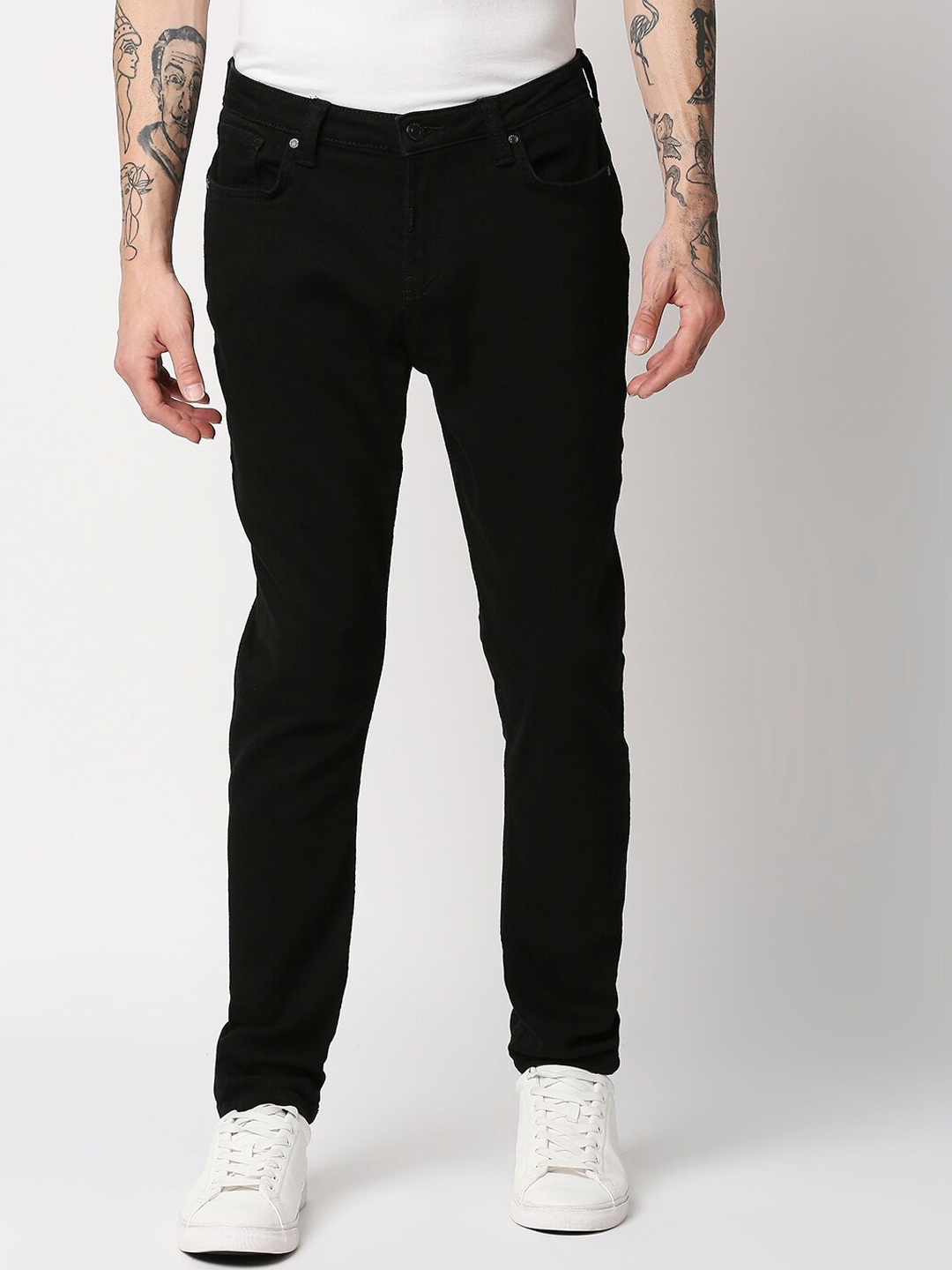 

LOVEGEN Men Black Slim Fit Stretchable Jeans