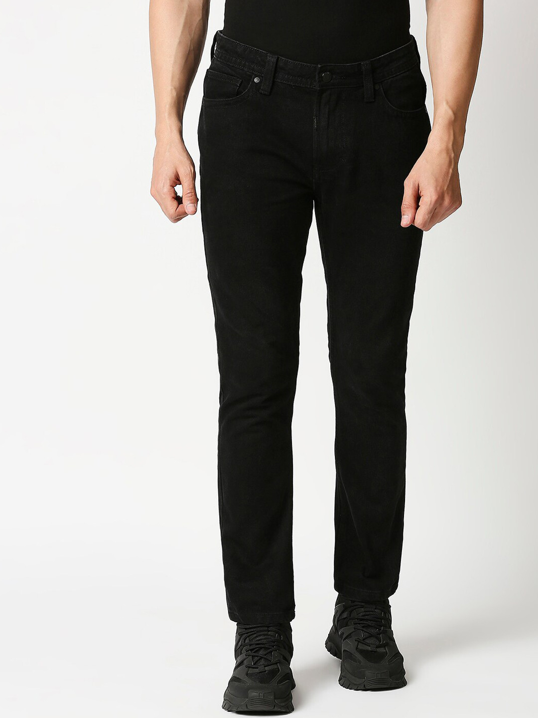 

LOVEGEN Men Black Slim Fit Jeans
