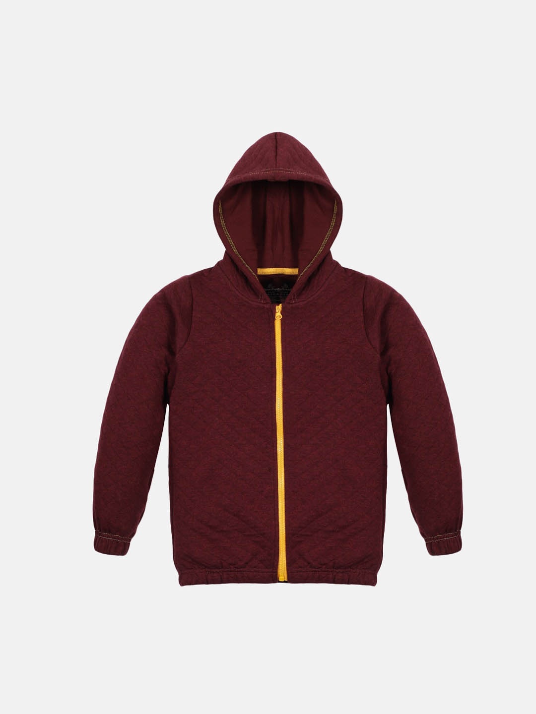 

KiddoPanti Kids Maroon Hooded Sporty Jacket