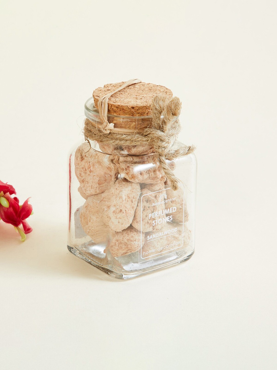 

Home Centre Brown Glass Pebbles Box