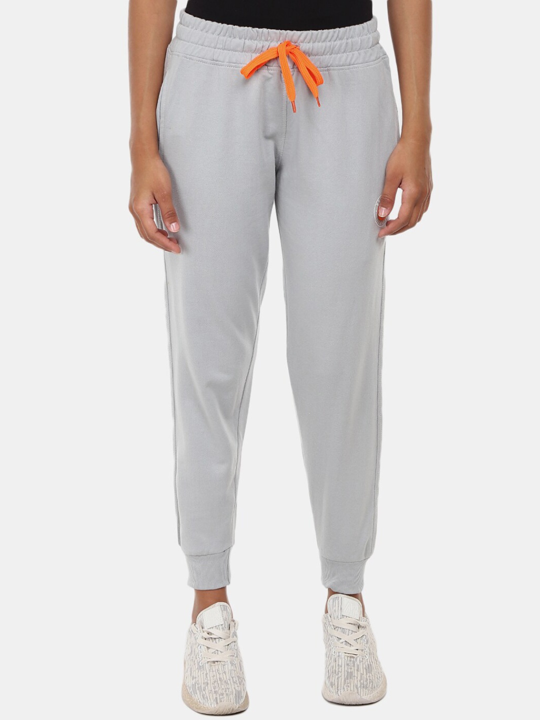 

V-Mart Women Grey Solid Cotton Joggers