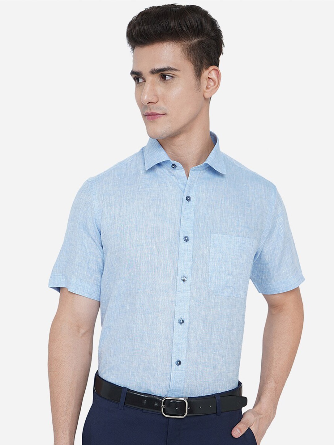 

JADE BLUE Men Blue Casual Shirt