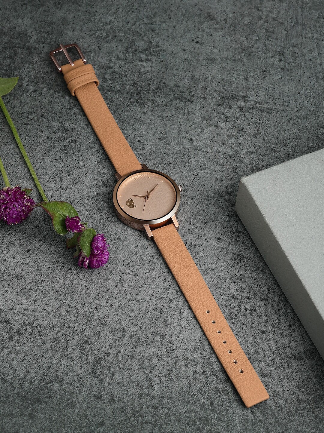 

STUDIO ETHENO Women Beige Coloured Stainless steel Watch