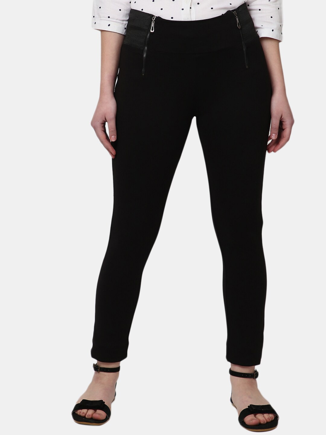 

V-Mart Women Black Solid Jeggings