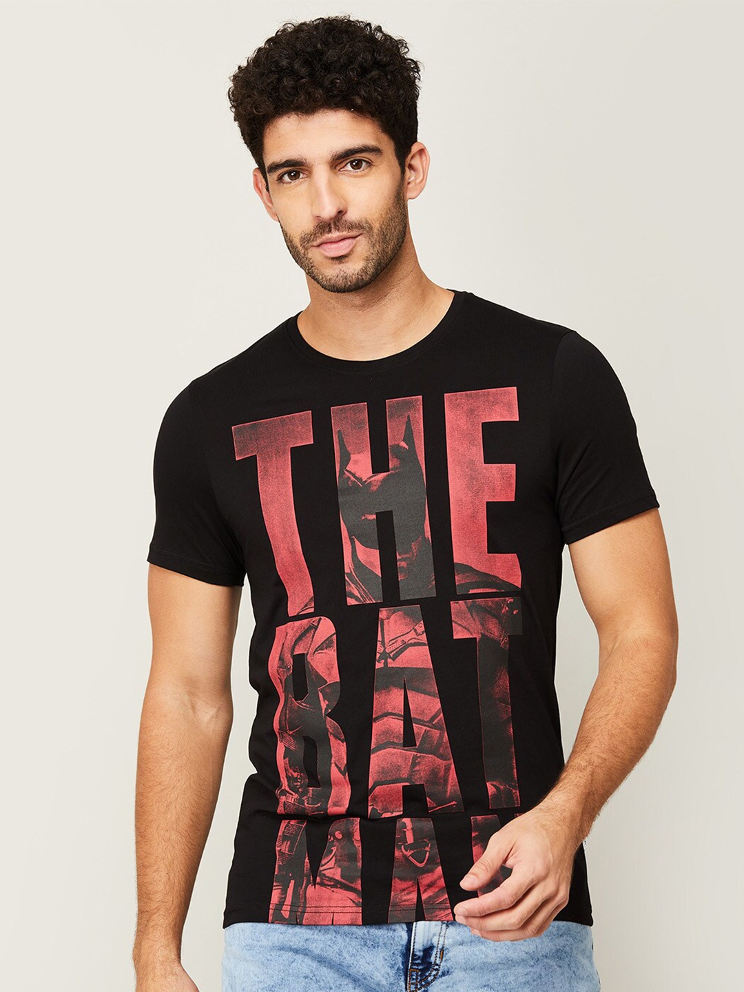 

Fame Forever by Lifestyle Men Black Typographic Printed T-shirt
