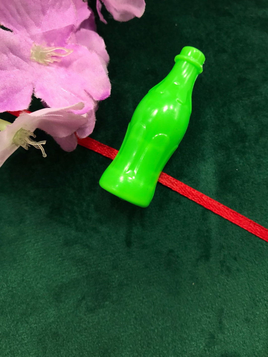 

MORKANTH JEWELLERY Kids Green Bottle Light Rakhi