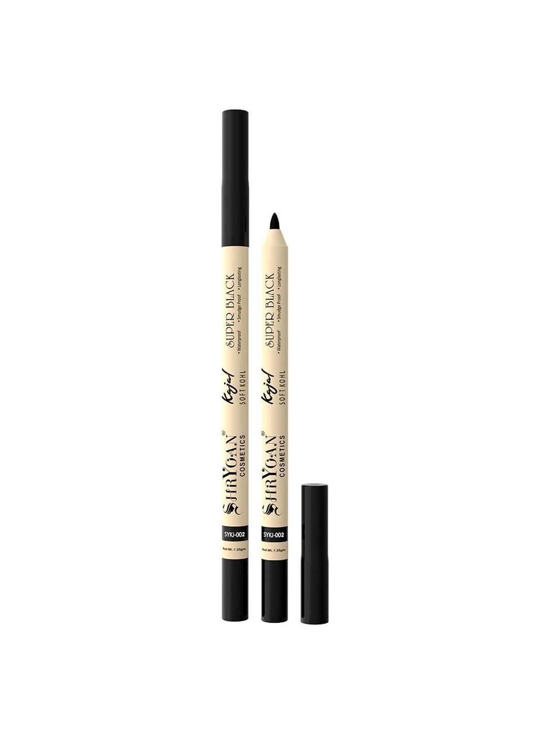 

SHRYOAN Long Lasting Germany Colossal Kajal 1.2 g - Super Black