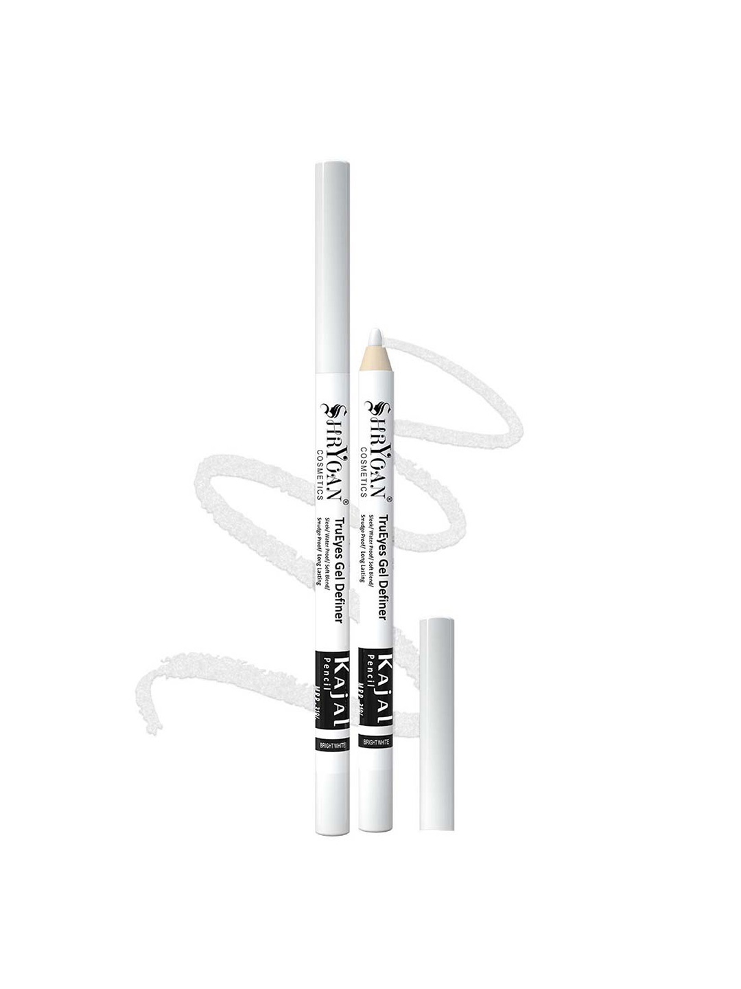 

SHRYOAN SecretEyes Gel Waterline Long Lasting Kajal Pencil 1.2 g - Bright White