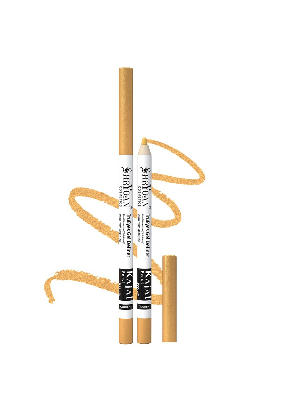 

SHRYOAN SecretEyes Gel Waterline Long Lasting Kajal Pencil 1.2 g - Golden, Gold