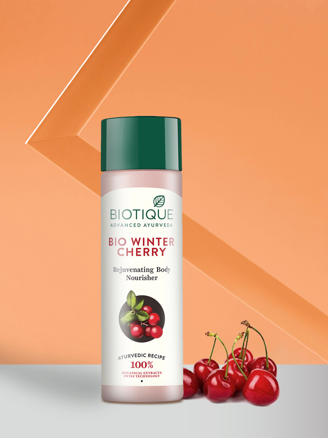 

Biotique Bio Winter Cherry Rejuvenating Body Nourisher 190 ml, Pink