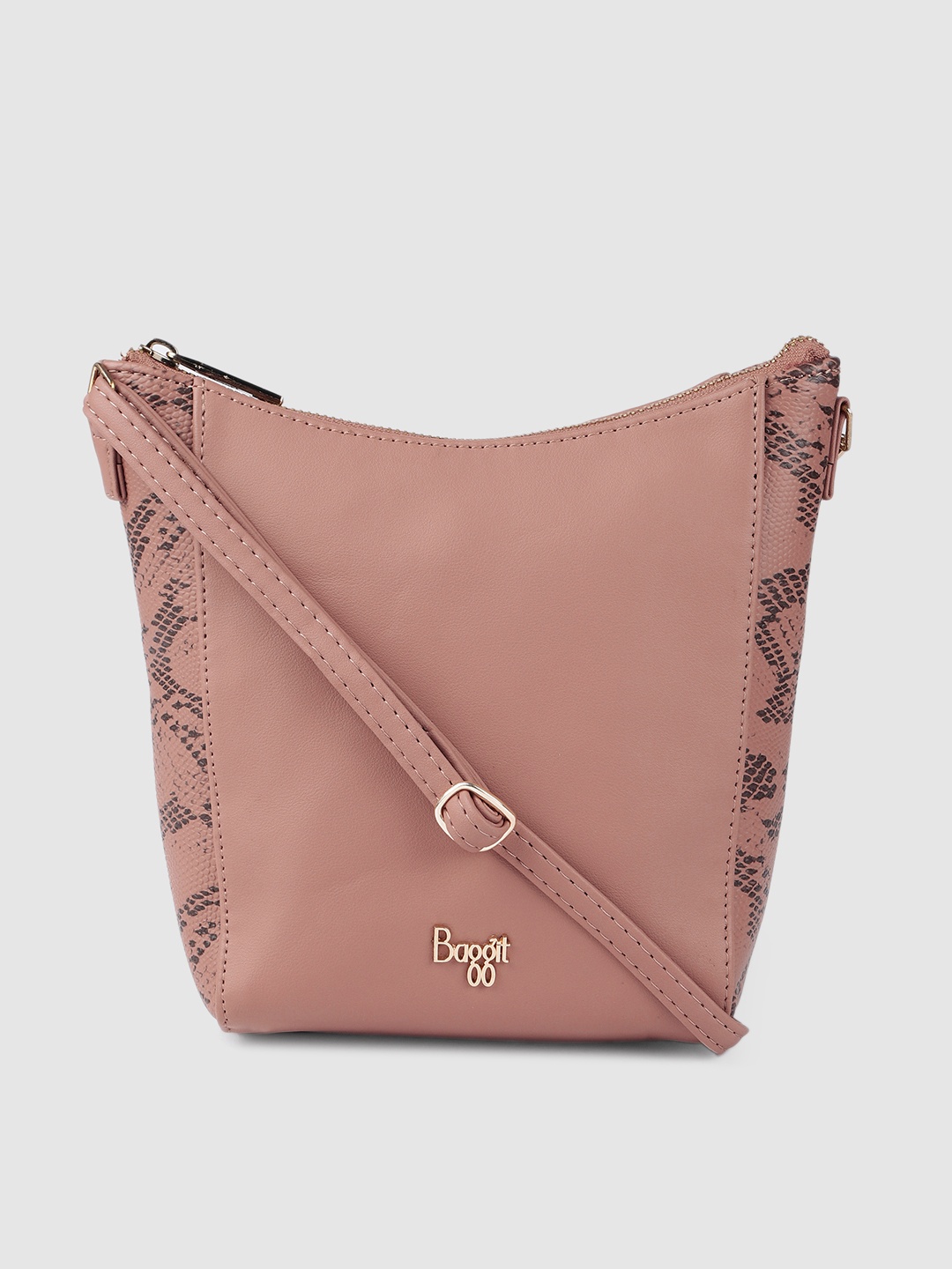 

Baggit Women Pink Solid Sling Bag