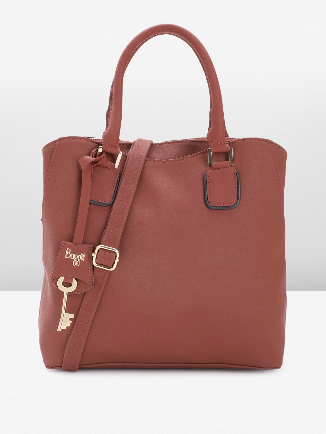 

Baggit Structured Handheld Bag, Brown