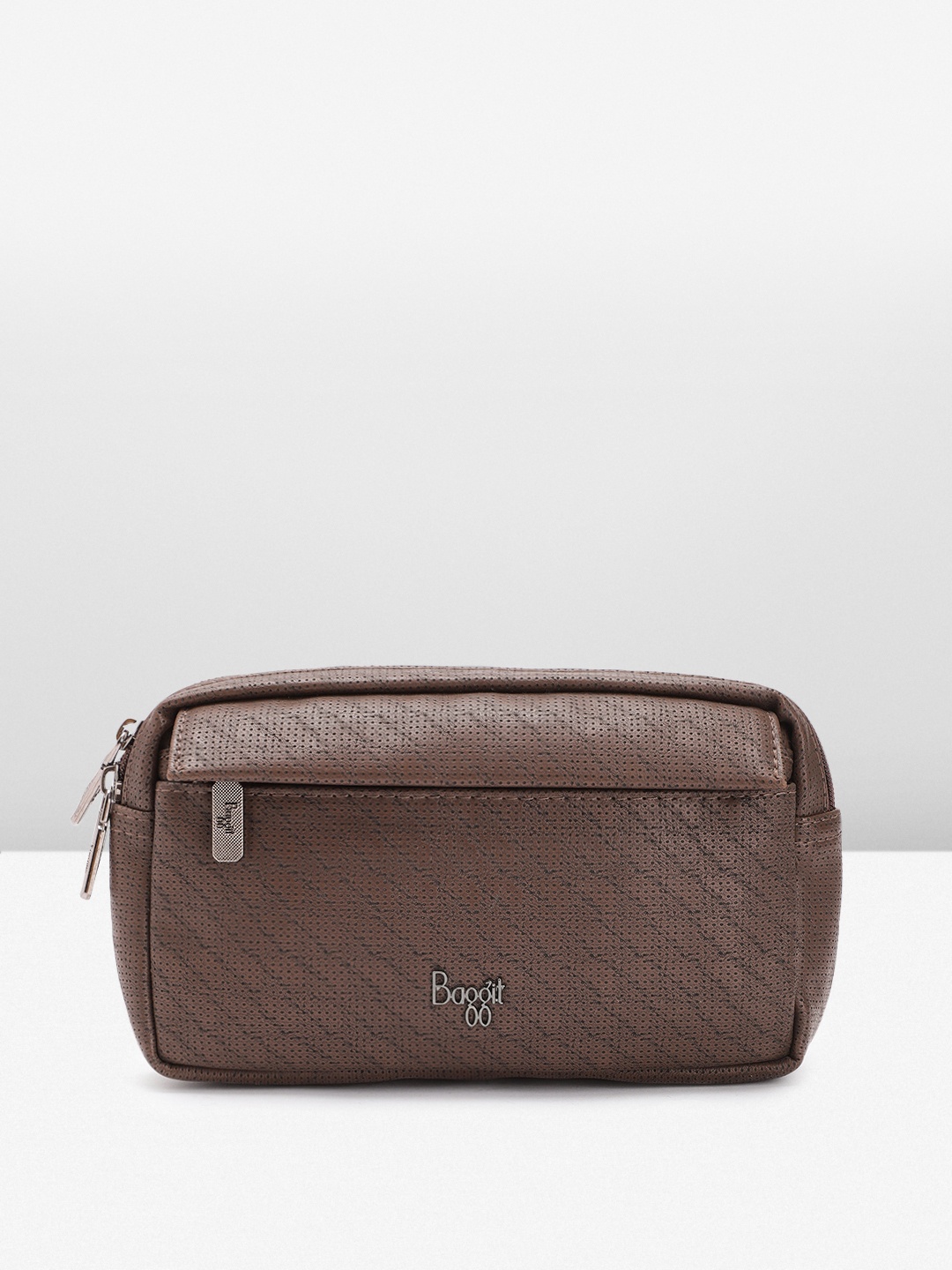 

Baggit Men Textured Fanny Pack, Brown