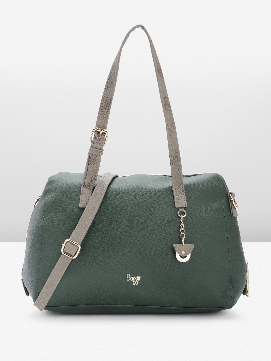 

Baggit Women Textured Shoulder Bag, Green