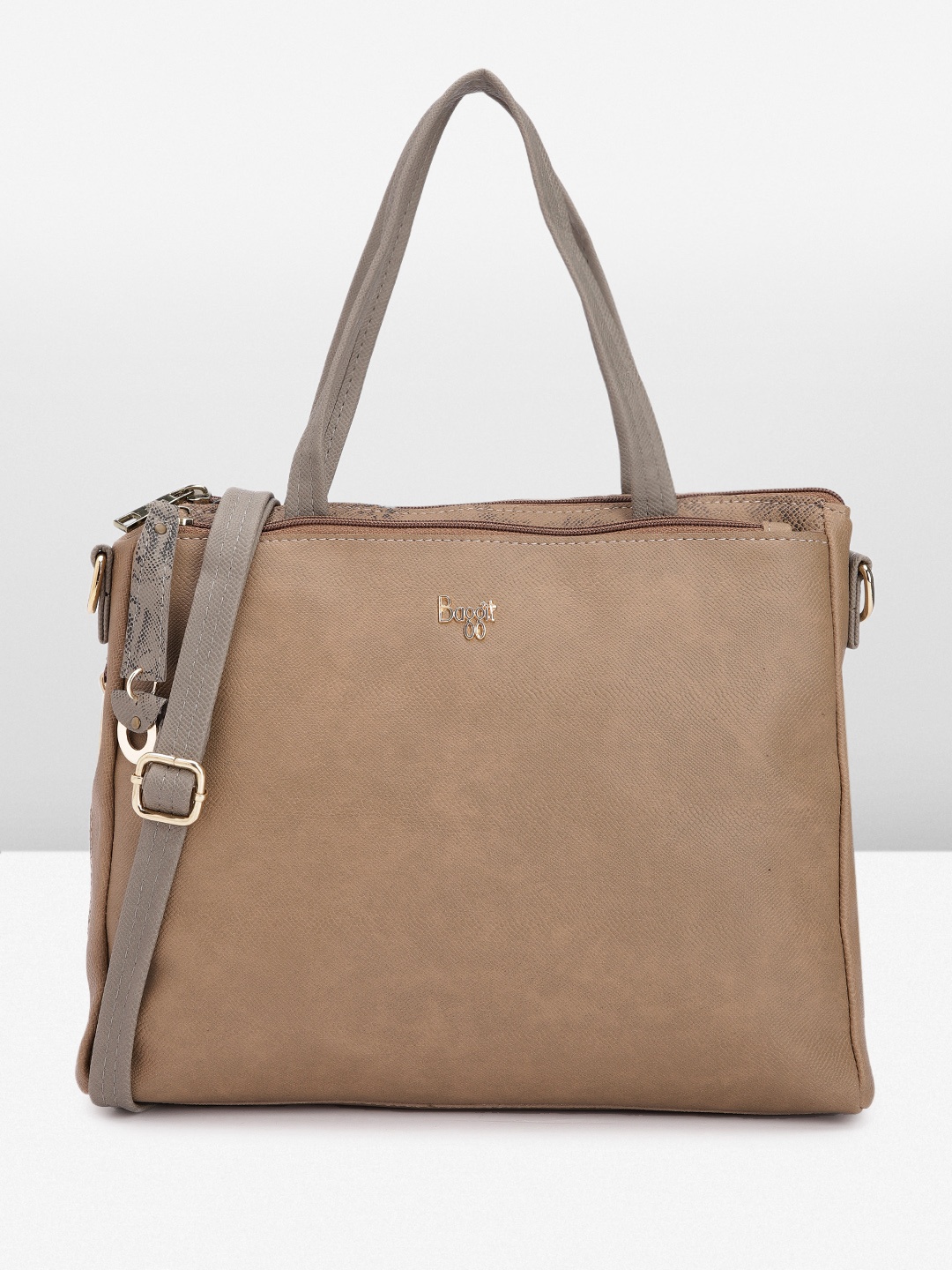 

Baggit Textured Handheld Bag, Brown