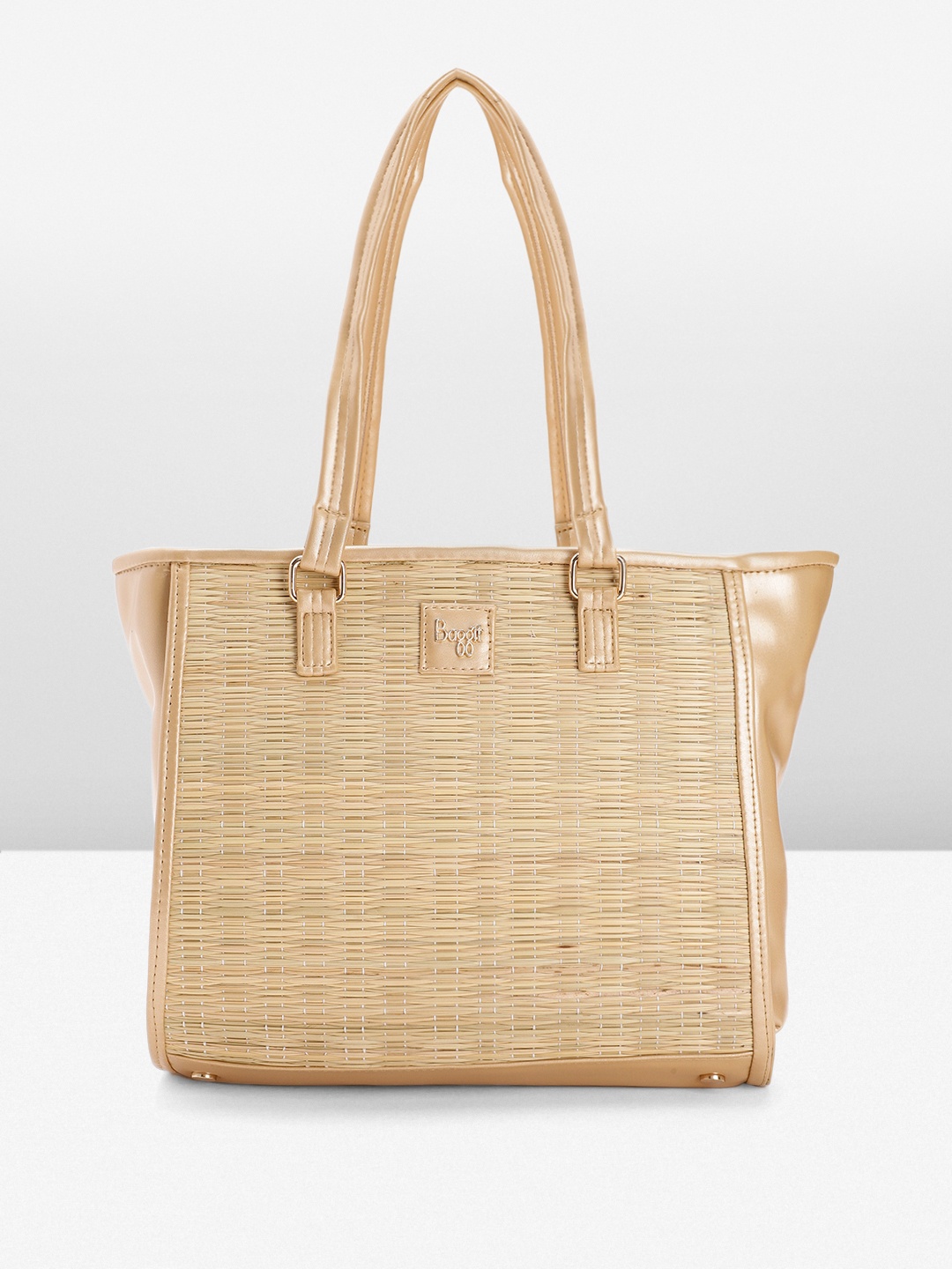 

Baggit Self Design Shoulder Bag, Gold