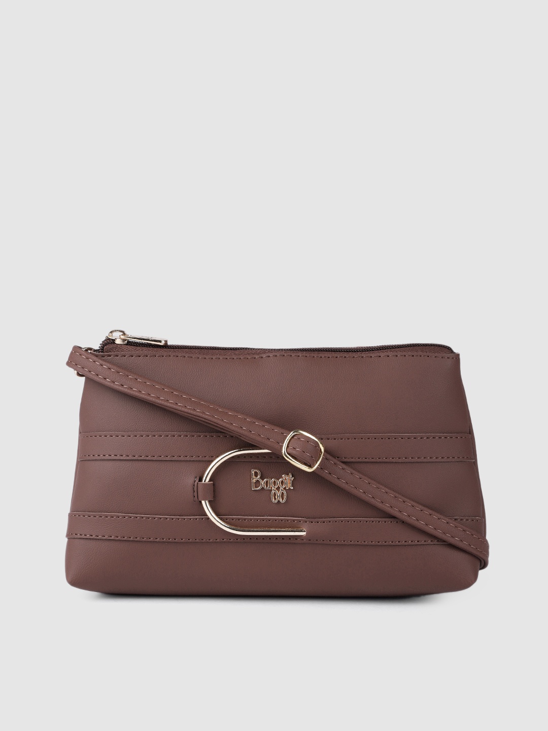 

Baggit Brown Structured Sling Bag