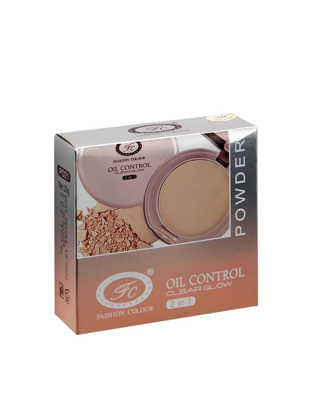 

Fashion Colour 2-IN-1 Face Powder Shade 04 Compact, Na